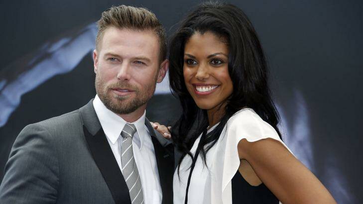 Jacob Young and Karla Mosley, stars of <i>The Bold and the Beautiful</i> in Monte Carlo.  Photo: Valery Hache