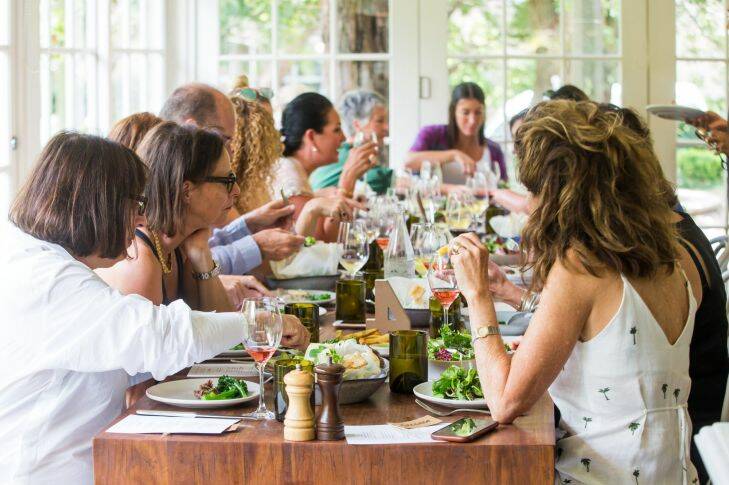 SMH Subscribers Lunch with Nigella Lawson at Chiswick Restaurant in Woollahra on January 22, 2018 in Sydney Australia. Photo by Anna Kucera