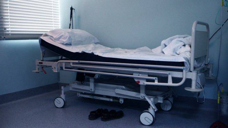 A report has found that one in ten Victorian hospital beds were unused.