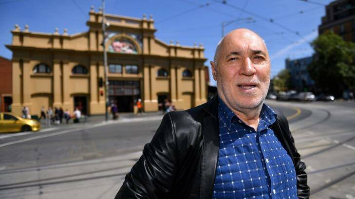 Flashpoint: Phil Cleary at the Queen Victoria Market. Photo: Joe Armao