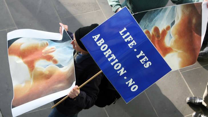 Anti-abortion groups promote "punishment politics" by targeting marginal seats. Photo: Rebecca Hallas