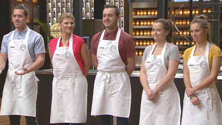 Then there were five: The last of the MasterChef hopefuls. Photo: Supplied