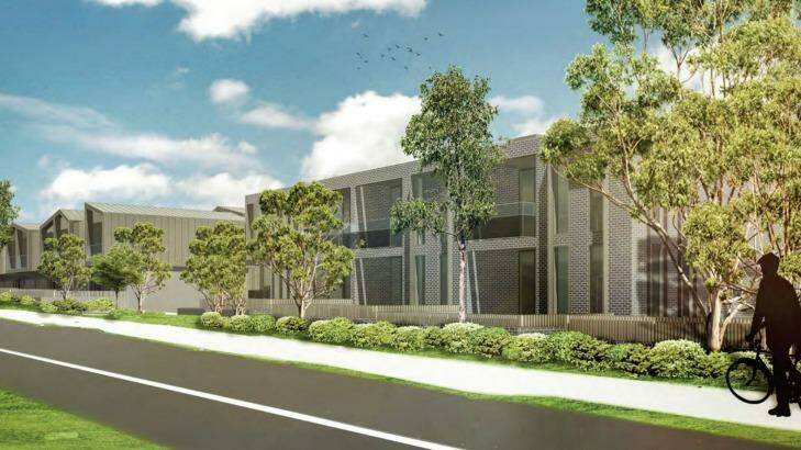 Places Victoria's depiction of what the new housing estate will look like. Photo: Supplied