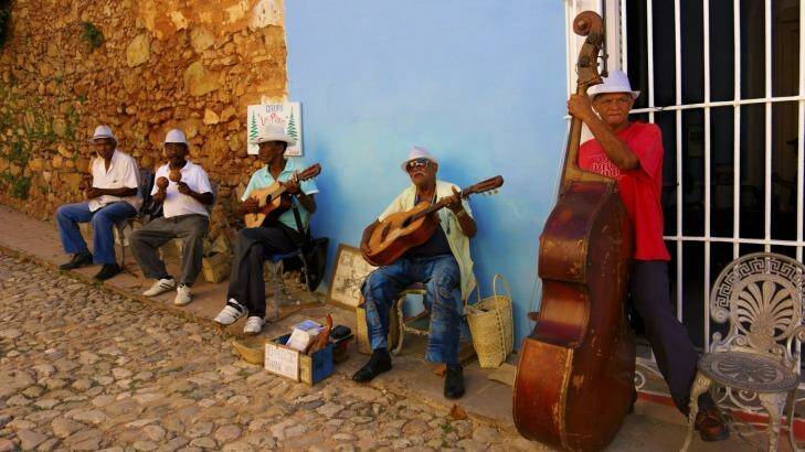 A street band playing salsa in the streets of historic Trinidad. Photo: iStock