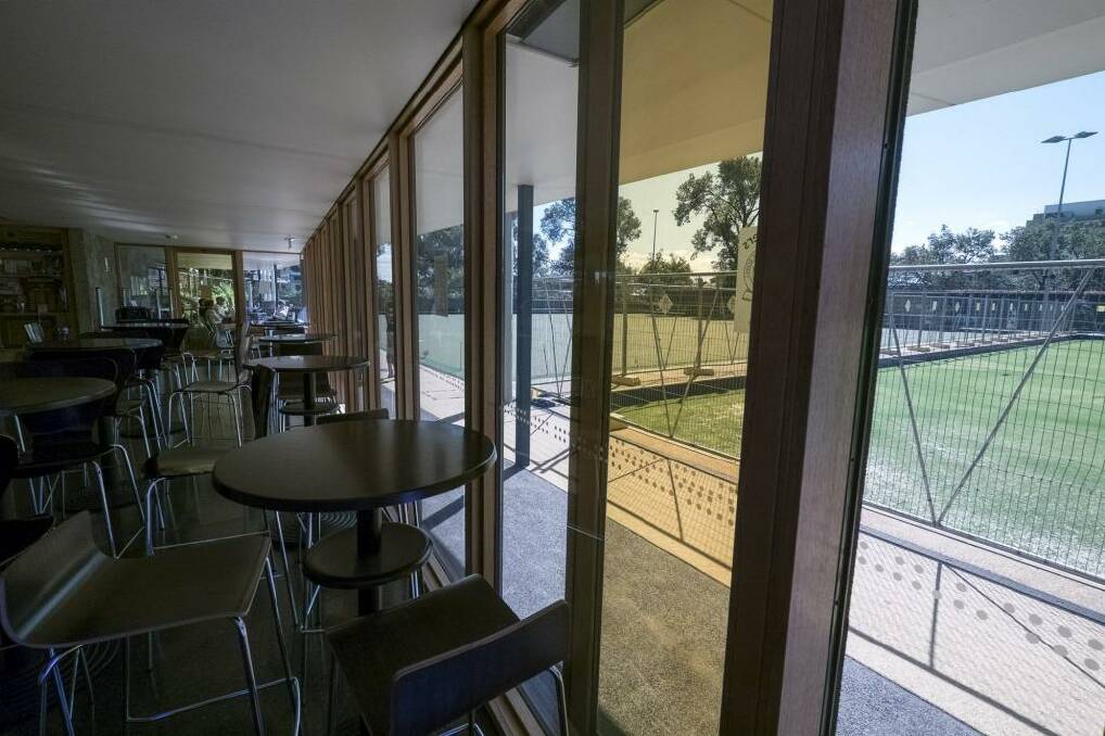 Melbourne's Flagstaff Gardens bowling club, designed by Melbourne City Council's design team, is one of the planning minister's favourite CBD buildings. Photo: Photo: Luis Ascui