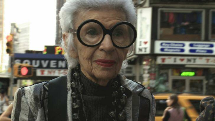 Signature style: The eclectic approach comes naturally to Iris Apfel.