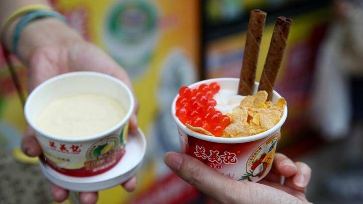 Gelatin Musang Mok Yee Kei: Love or loathe durian ice cream, you be the judge. Photo: Kerry van der Jagt