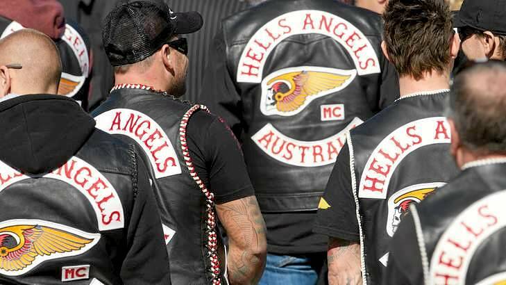 Under investigation: Hells Angels are being investigated by police over alleged threats to bash Andrew Zaf. Photo: Wolter Peeters
