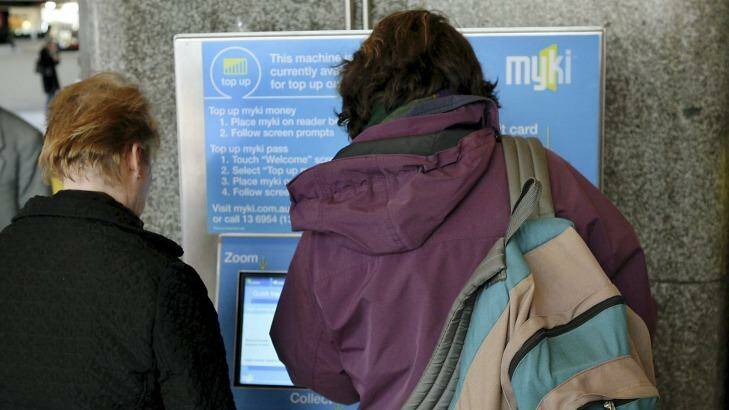 Tap-and-go technology is set to speed up myki top-up times system-wide. Photo: John Woudstra