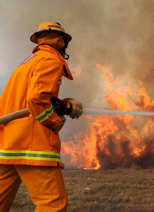 BUSHFIRES: Leading firefighter John Carmody. Picture: Justin Whitelock   