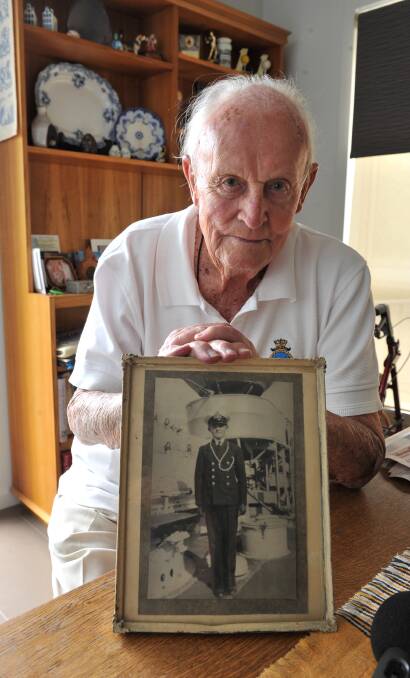 GENTLEMAN: World War Two veteran David Manning has been remembered as a man who gave his all to his country, his community and his family. Picture: Lachlan Bence