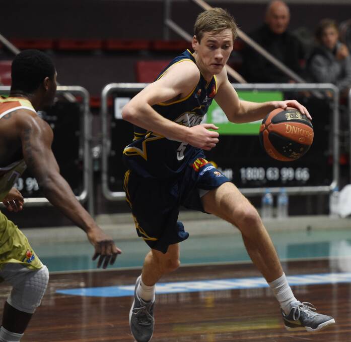 Sam Short in the Ballarat Miners win over North West Tasmania last weekend. Picture: Kate Healy