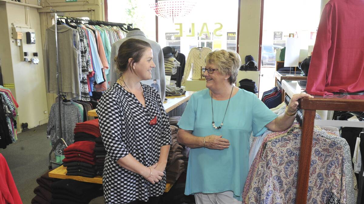 TRANSITION: Danielle Hunter with her mother Pam Sefton who started the business more than two decades ago and knows it is in safe hands. Picture: Lachlan Bence 