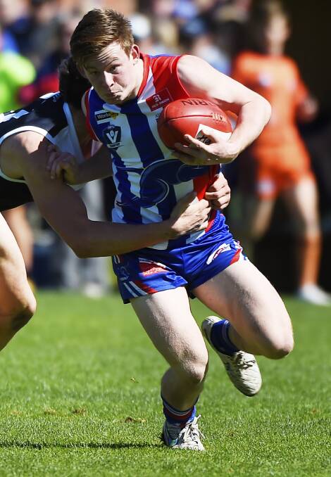 REWARD: Joe Dodd, pictured here playing for East Point, will make his debut for the Rebels against the Murray Bushrangers. Picture: Luka Kauzlaric