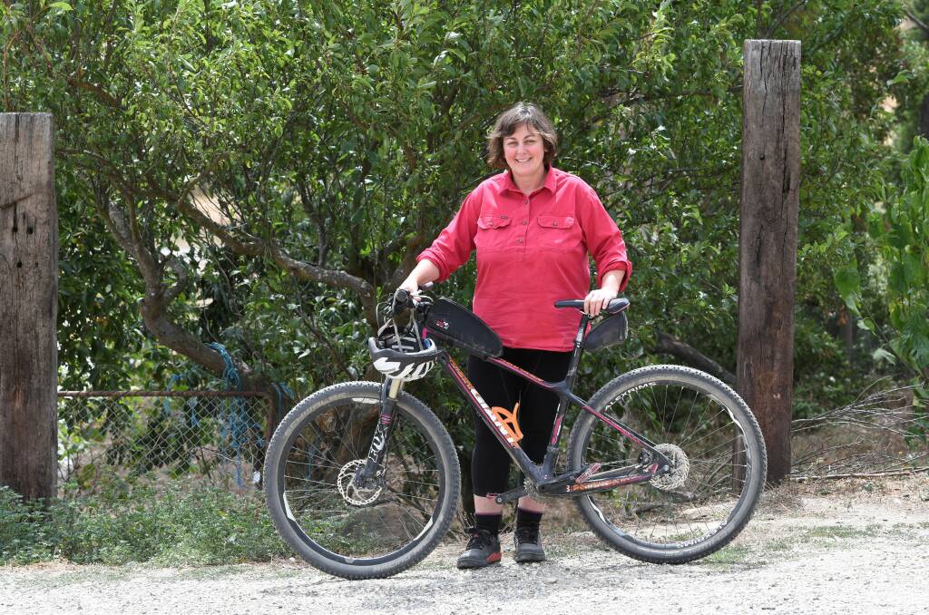 COUNTRY LIVING: Monica Dickson first arrived in Ballarat from Queensland in October 1989 but only intended to stay for a short time. Then she fell in love, with the lifestyle and her husband. Picture: Lachlan Bence 