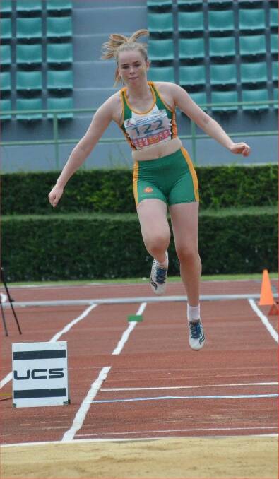 SUCCESSFUL: Young Caytlyn Sharp will return to Australia as a world champion after winning gold in high jump. Picture: Sports Inclusion Australia