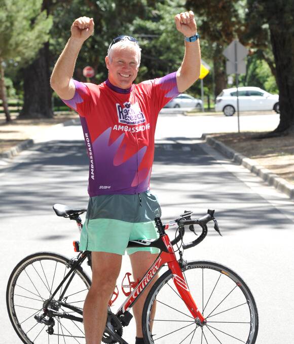 READY TO RIDE: Danny Frawley is once again throwing his support behind the Ride4Research Cycle Classic. The event has raised over $1.4 million for the Fiona Elsey Cancer Research Institute. Picture: Lachlan Bence 