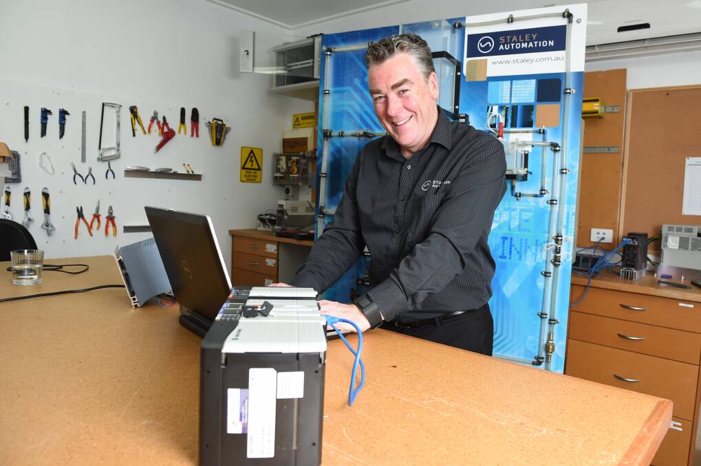 INNOVATION: Mick Staley is one half of the husband-and-wife team behind Staley Automation, which is celebrating 20 years this month. Picture: Kate Healy
