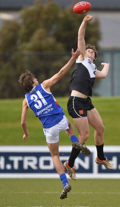 OPPORTUNITY: Rebels' ruckman Lloyd Meek played for Vic Country on Sunday and is also a chance to line up with North Ballarat Roosters in the VFL. Picture: Dylan Burns 