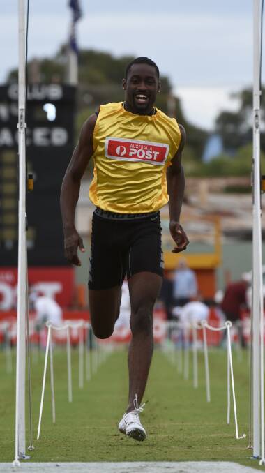 Stawell Gift Heat 7 
Quentin Walker.
Pic Lachlan Bence.