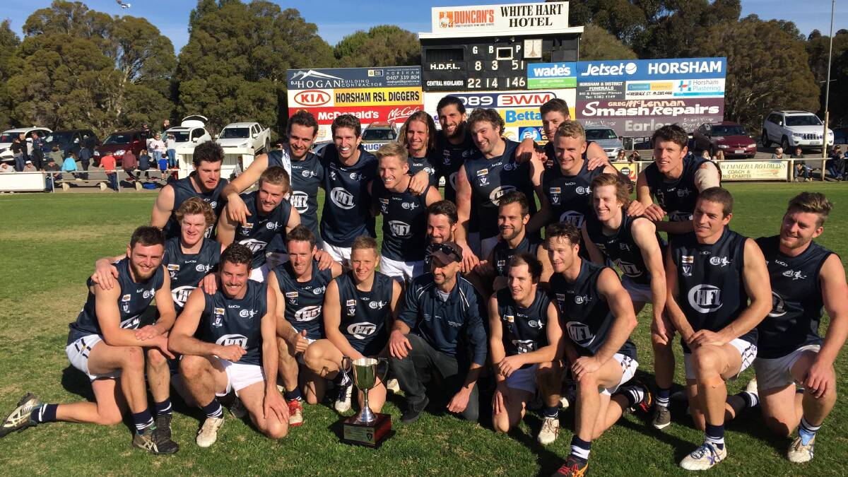 CENTRAL Highlands Football League produced a devastating display to continue its spiral up the AFL Victoria Country Championships rankings on Saturday afternoon. PICTURE: TIM O'CONNOR