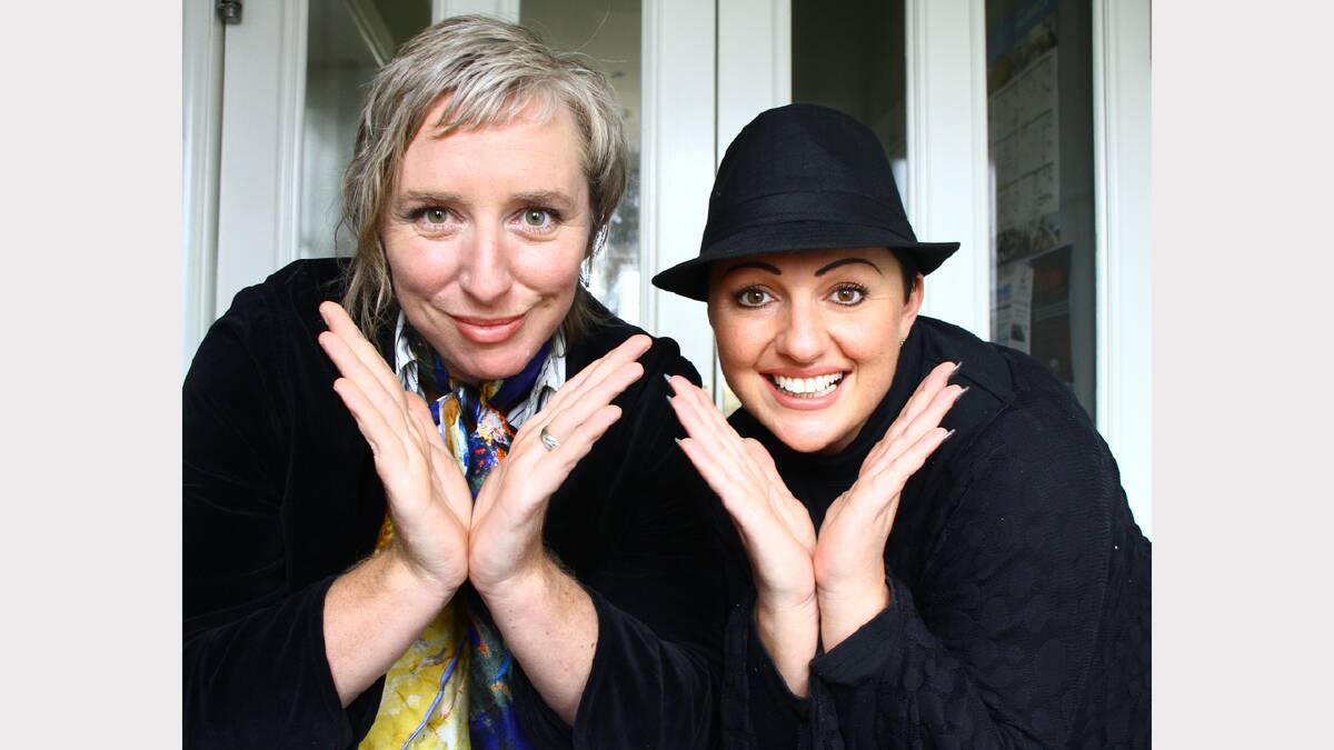 Jane Barclay and Sophia Livitsanis star in The Vagina Monologues in a bid to bring issue of domestic violence to the fore.