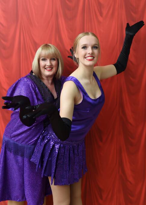 Mother and daughter Vicki and Adeline Rowe will perform in BLOC's production of Chicago this month. PICTURE: Lachlan Bence