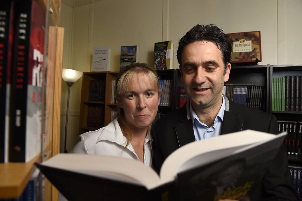 COUP: Julie and Dr Anthony Cappello from Ballarat’s Connor Court publishing, which will release a memoir from former Queensland premier Campbell Newman after the University of Queensland Press rejected it. PICTURE: JUSTIN WHITELOCK