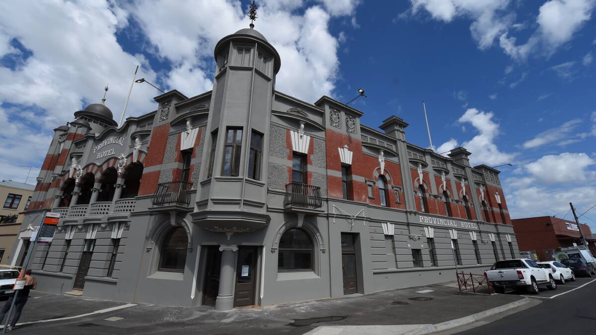 Renovated: The Provincial Hotel in Lydiard Street has been nominated for the 2015 Ballarat Heritage Awards.