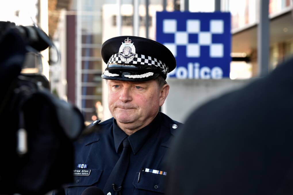 Ballarat Police Superintendent Andrew Allen