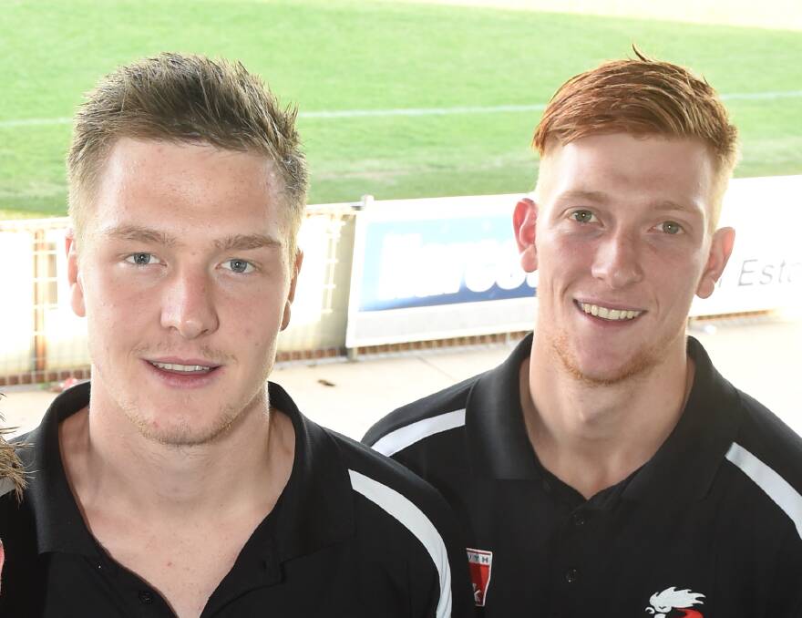 Jordan Staley and Andrew Boseley have re-signed with the North Ballarat Roosters.