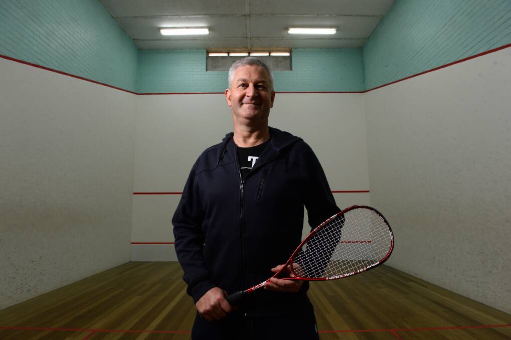 Good start: Michael Golding is the new manager of the Ballarat Racquetball and Squash Centre. PICTURE: ADAM TRAFFORD