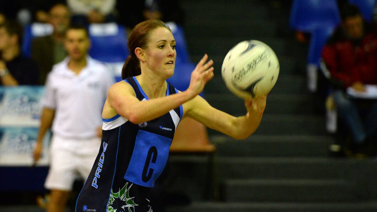 STRONG: Johanna Dash during the clash against Peninsula Waves. PICTURE: Kate Healy