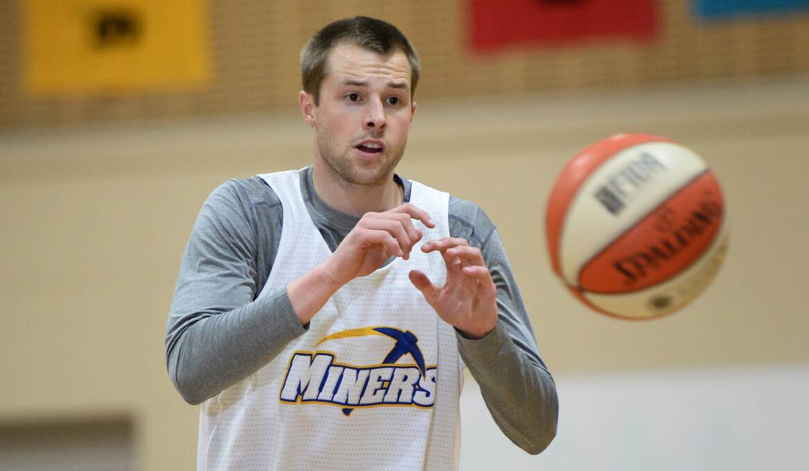 Back from the US: Miners recruit Nathan Sobey at his first training session. PICTURE: ADAM TRAFFORD