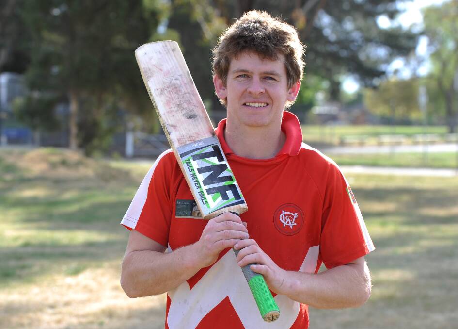 Stellar streak: Wendouree captain Cole Roscholler is keen to put his own touch on the Red Caps’ captaincy. PICTURE: LACHLAN BENCE