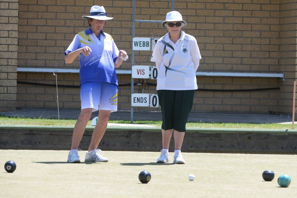 On fire: Sebastopol’s Jenny Harman, left, has started this season with a bang. PICTURE: KATE HEALY