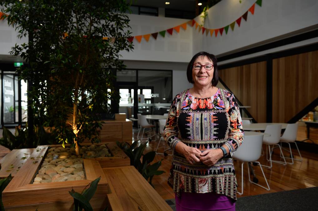 SHORTLISTED: Ballarat Community Health chief executive officer Robyn Reeves inside the Lucas facility. PICTURE: ADAM TRAFFORD