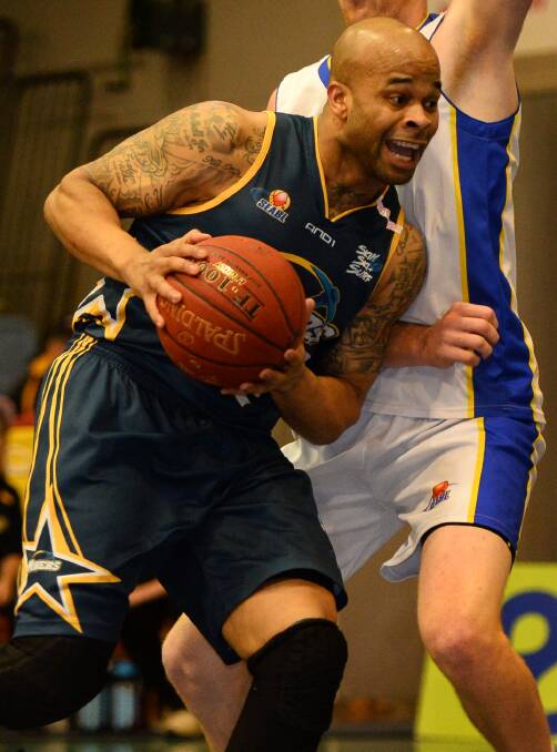 Star: Ballarat Miner Roy Booker was named SEABL player of the week after his performance on the court last weekend.
PICTURE: ADAM TRAFFORD