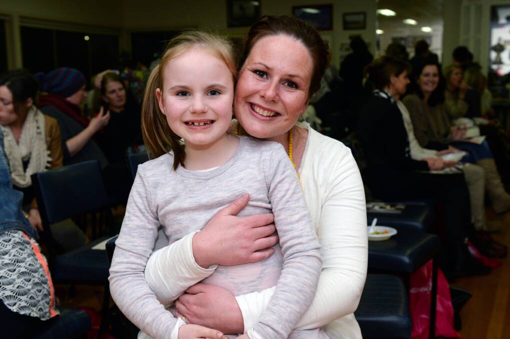 Hopeful: Wendouree mum Kathryn Johnston is hoping new stem cell therapy treatment will help her be a more active mother to her daughter Dellah, 7.
PICTURE: KATE HEALY