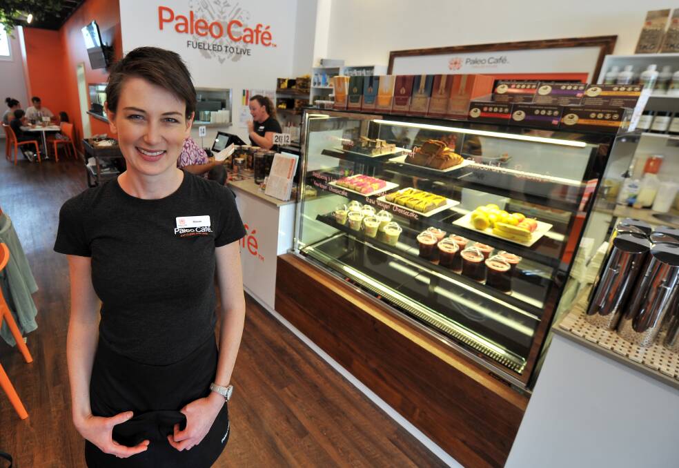 A true convert: Paleo Cafe owner Megan Bond opened the doors of her new business on Wednesday. PICTURE: LACHLAN BENCE