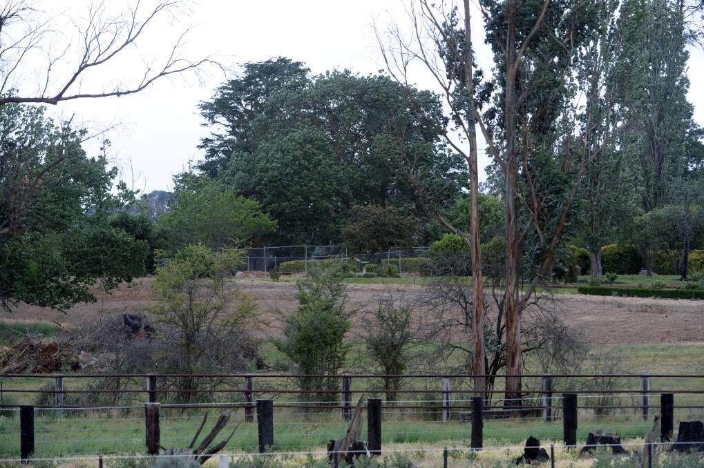 VACANT: The empty site of the historic Carngham station homestead, which was scheduled to be rebuilt this year. PICTURE: KATE HEALY