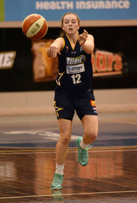 Recovering: Ballarat Rush co-captain Abbey Wehrung will miss the start of the SEABL season. PICTURE: ADAM TRAFFORD
