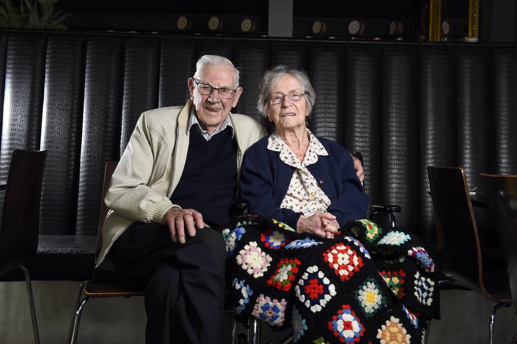 Joint effort: Ken, 93, and Sybil May, 90, will celebrate their 68th wedding anniversary this month.
PICTURE: JUSTIN WHITELOCK