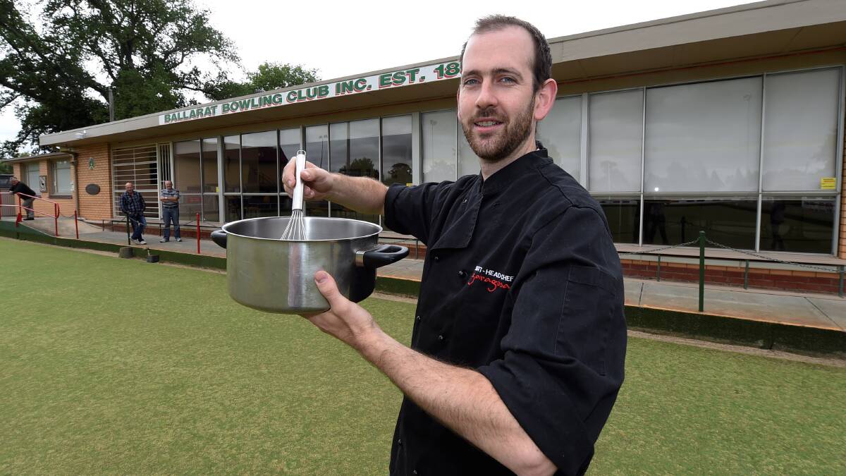 Zaragosa owner Scott Anstis is excited about moving the restaurant temporarily to the Ballarat Bowling Club at Soldiers Hill. PICTURE: LACHLAN BENCE