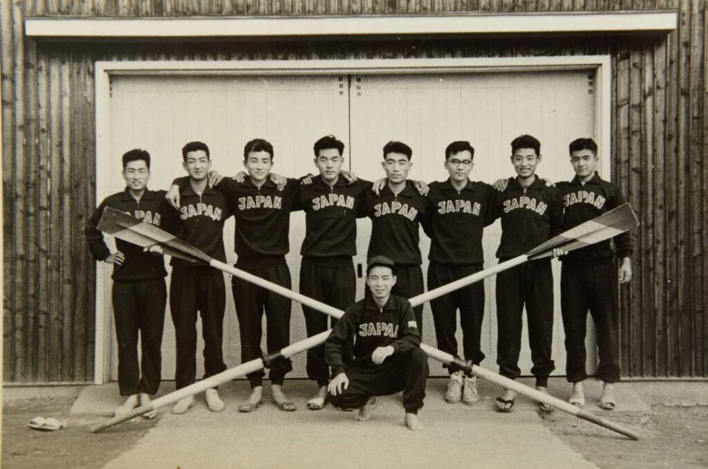 Olympic dreams: The Japanese 1956 rowing team.