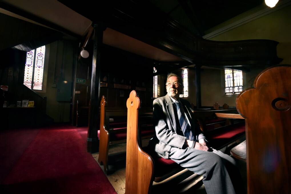 End of era: Lindsay Harley is sad his church will close at the end of the month.