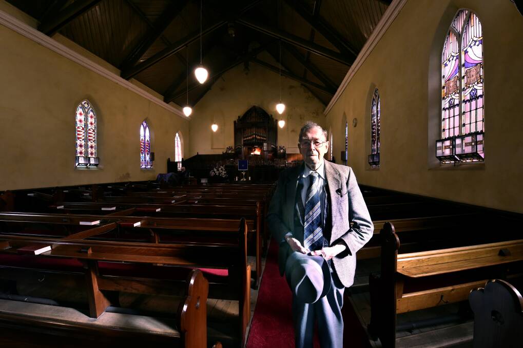 Lindsay Harley has been a parishioner of Barkly Street Uniting Church for 50 years and is sad that it will be closing.