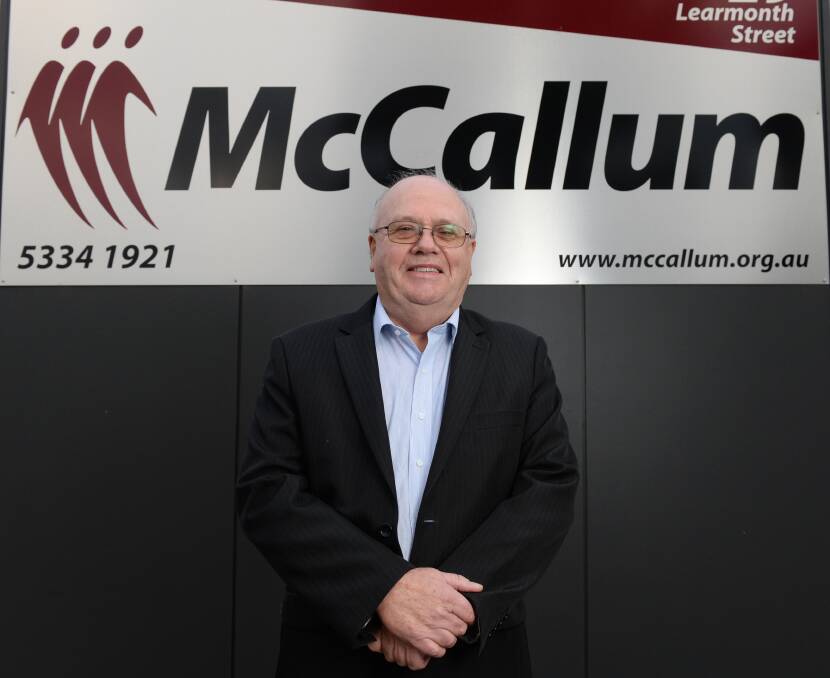 Chief: McCallum Disability Services CEO Shane Molloy has announced plans to retire this year.
PICTURE: KATE HEALY