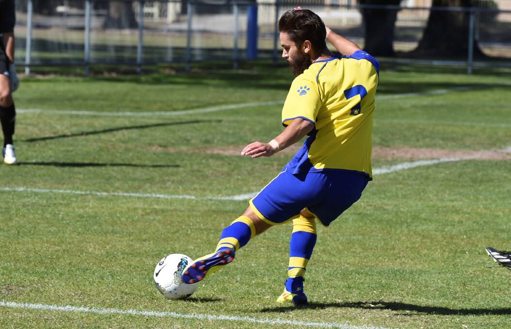 Fancy footwork: Viking Kyran Taylor stars for his side in its season-opener at home. PICTURE: LACHLAN BENCE