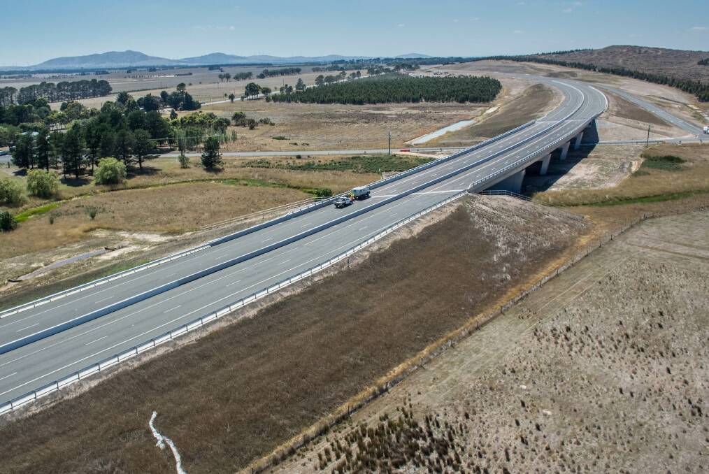 Part of the Western Highway duplication project.